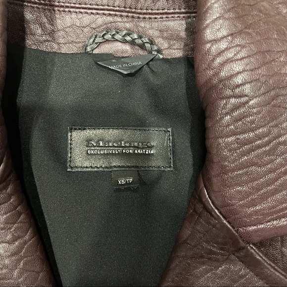 Aritzia Mackage Rumer Jacket Merlot Size XS - Picture 5 of 11